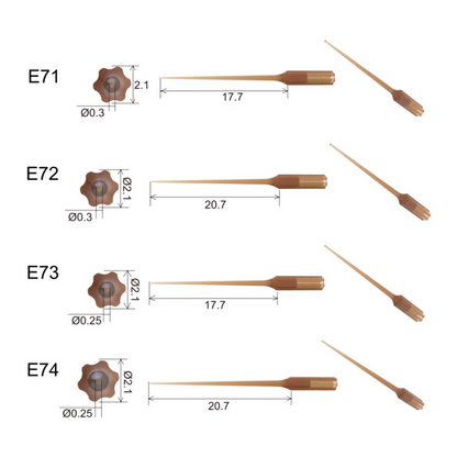 Polymer Tip Info voor Endo 3 E71 E72 E73 E74